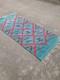 100% Wool Navajo Southwestern Bohemian Runner Rug 3x6.6 Ft Hand Woven Gorgeous