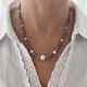 10mm Graduated White Pearl & Sterling Silver Aaa Grade Formal Elegant Necklace