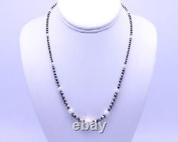 10mm Graduated White Pearl & Sterling Silver AAA Grade Formal Elegant Necklace