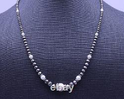 10mm Graduated White Pearl & Sterling Silver AAA Grade Formal Elegant Necklace
