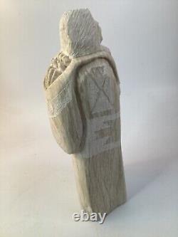 11 Carved Alabaster Native American Navajo Indian Sculpture Signed Tjze