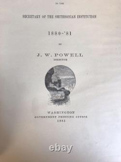 1880 Annual Report Bureau of Ethnology /Native American Zuni Navajo Fetiches