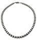 18 Navajo Pearls Sterling Silver 6mm Beads Necklace