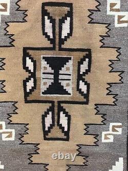 2'7 x 3'6 Native American Navajo Flat Weave Oriental Rug Kilim Hand Made
