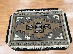 2'7 x 3'6 Native American Navajo Flat Weave Oriental Rug Kilim Hand Made