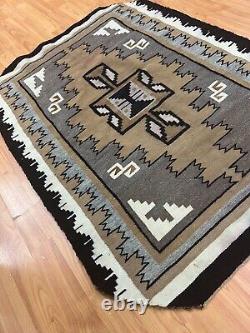 2'7 x 3'6 Native American Navajo Flat Weave Oriental Rug Kilim Hand Made