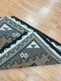 2'7 x 3'6 Native American Navajo Flat Weave Oriental Rug Kilim Hand Made
