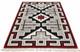 5x8 Ft Red Navajo Wool Kilim Rug Native American Style Southwest Aztec Area Rug