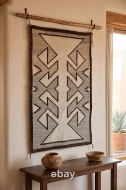 8x10 Ft Handwoven Wool Navajo Rug Native American Style Home Decor Mexican Rug