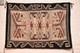 Atq Large Navajo Rug Native American Indian 55x38 Pictorial Feather Teec Nos Pos