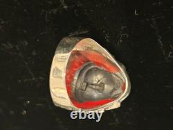 American Indian Chief Warrior Ring 925 STERLING SILVER Natural Coral