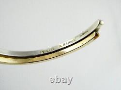Andy Marion Sterling Silver 1/20 12KGF Cuff Bracelet Native American Navajo 925