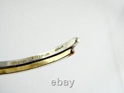 Andy Marion Sterling Silver 1/20 12KGF Cuff Bracelet Native American Navajo 925
