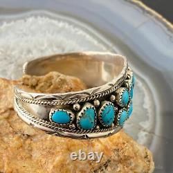 Anita Whitegoat Navajo Native American Sterling Turquoise Bracelet For Women