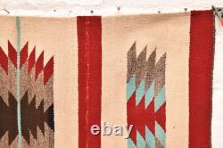 Antique Navajo Rug Native American Indian Weave 38x20 Textile Vintage