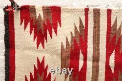 Antique Navajo Rug Native American Indian Weaving 34x17 Textile Vintage