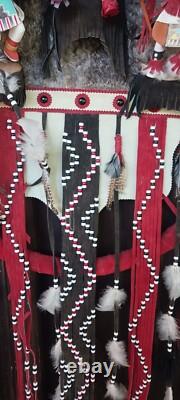 Awesome Lg. Vintage Native American Navajo Kachina Wall Art Quality Nice