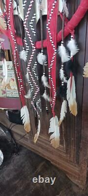 Awesome Lg. Vintage Native American Navajo Kachina Wall Art Quality Nice