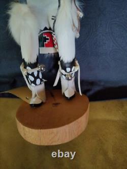 Awesome Old Native American Navajo Kachina, Raymond Parkett Excellent Coa