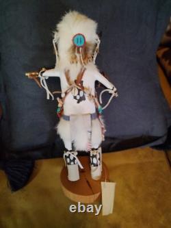 Awesome Old Native American Navajo Kachina, Raymond Parkett Excellent Coa