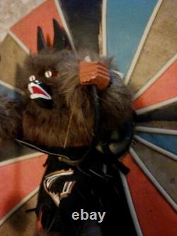 Awesome Old Native American Navajo Kachina Wolf Jackal Very Nice