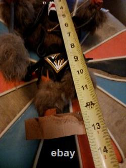 Awesome Old Native American Navajo Kachina Wolf Jackal Very Nice