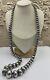 Big Native American Navajo Sterling Silver 31 Graduated Ball Necklace 109g
