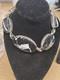 Breathtaking Native American Navajo White Buffalo Sterling Silver Links Toggle B
