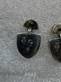 CHEE Southwestern Native American Navajo Gemstone Sterling Silver Post Earrings