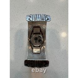 Carson B Sterling Silver Native American Navajo Style Cuff Watch Women