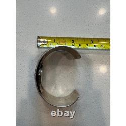 Carson B Sterling Silver Native American Navajo Style Cuff Watch Women