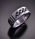 Four Sacred Mountain Design Native American Band Ring By Erick Begay To12q