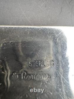 Geneva Ramone Navajo Sterling Silver Hand Stamped Pendant