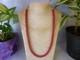 Genuine Red Coral And Gray Heishi Bead 925 Native American Southwestern Necklace