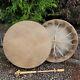 Handcrafted Authentic Native American 18 Hand Drum, Premium, Salish/navajo
