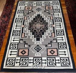 Handwoven Navajo Rug Southwestern Native American Style Size 5x7 ft Navaho rug