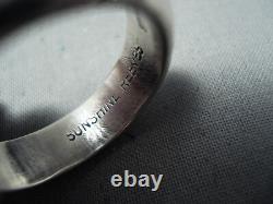 Impressive Navajo Sterling Silver Band Ring Native American