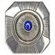 Leonard Nez Native American Navajo Sterling Silver Lapis Lazuli Pendant Brooch