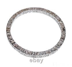 Lujan Sterling Southwest, Native American, Navajo 4-Sided Hand-stamped Bracelet