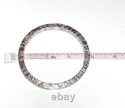 Lujan Sterling Southwest, Native American, Navajo 4-Sided Hand-stamped Bracelet