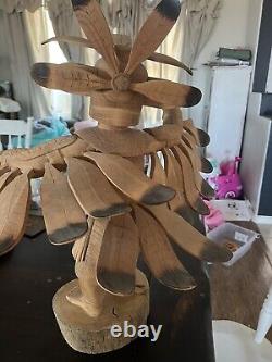 NATIVE AMERICAN NAVAJO EAGLE KACHINA BY ROBERT PLATERO Appx 23 Inches Tall