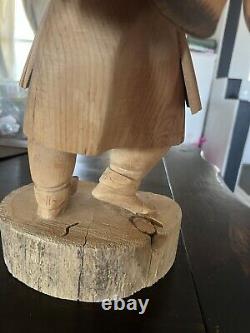 NATIVE AMERICAN NAVAJO EAGLE KACHINA BY ROBERT PLATERO Appx 23 Inches Tall