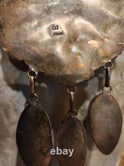 NATIVE AMERICAN NECKLACE LYDIA BEGAY NAVAJO Sterling Silver SIGNED ONE OF A KIND