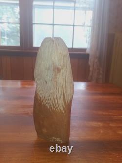 NATIVE AMERICAN Navajo Alabaster CARVED STONE INDIAN by Artist ROLAND BEYALE'96 NATIVE AMERICAN Navajo Alabaster CARVED STONE INDIAN by Artist ROLAND BEYALE'96