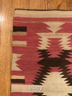 NIce Vintage Antique Navajo Indian Native American Weaving Rug or Mat