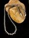 Native American 5mm Sterling Silver Beads Navajo 24 Hook & Eye Cone Necklace