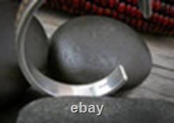 Native American Apache14K Sterling Silver Women's Bracelet, Signed Marc Antia