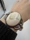 Native American Bracelet Paulene Mccray Cuff Womens Navajo White Broken Band
