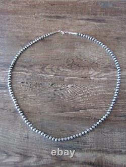 Native American Hand Strung Navajo Pearl 24 Necklace! I. John