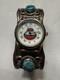 Native American Legacy Concho Sterling Silver Turquoise Watch